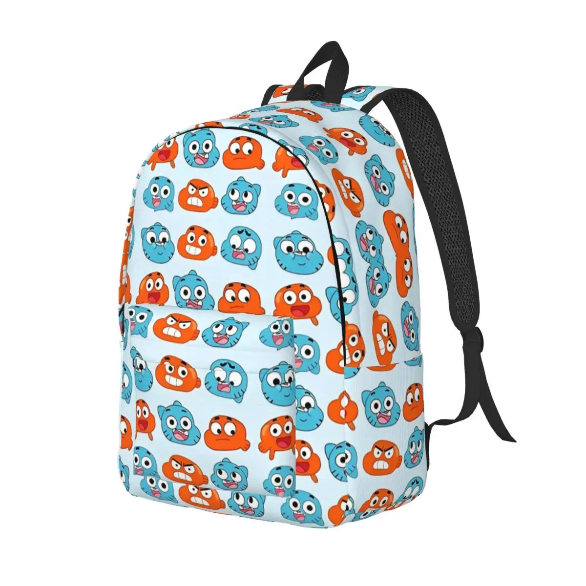 Darwin Faces Features Backpack for Kindergarten Primary School Student Cartoon The Amazing World ookbag Boy Girl Daypack