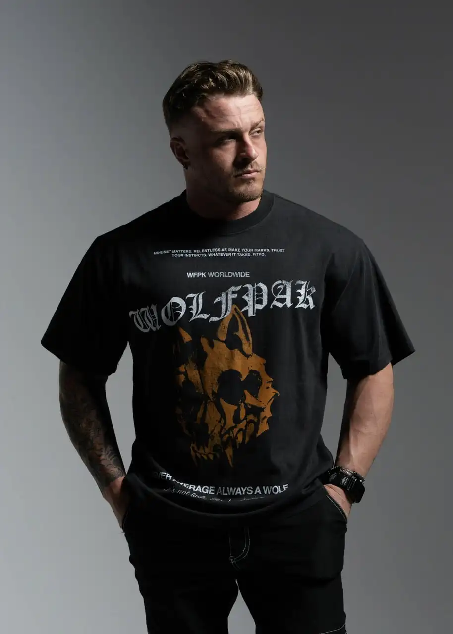 Core _WFPK WORLDWIDE_ Graphic T-Shirt GYM Daily Fitness Can Wear Cotton T-shirt To Absorb Sweat and Breathe