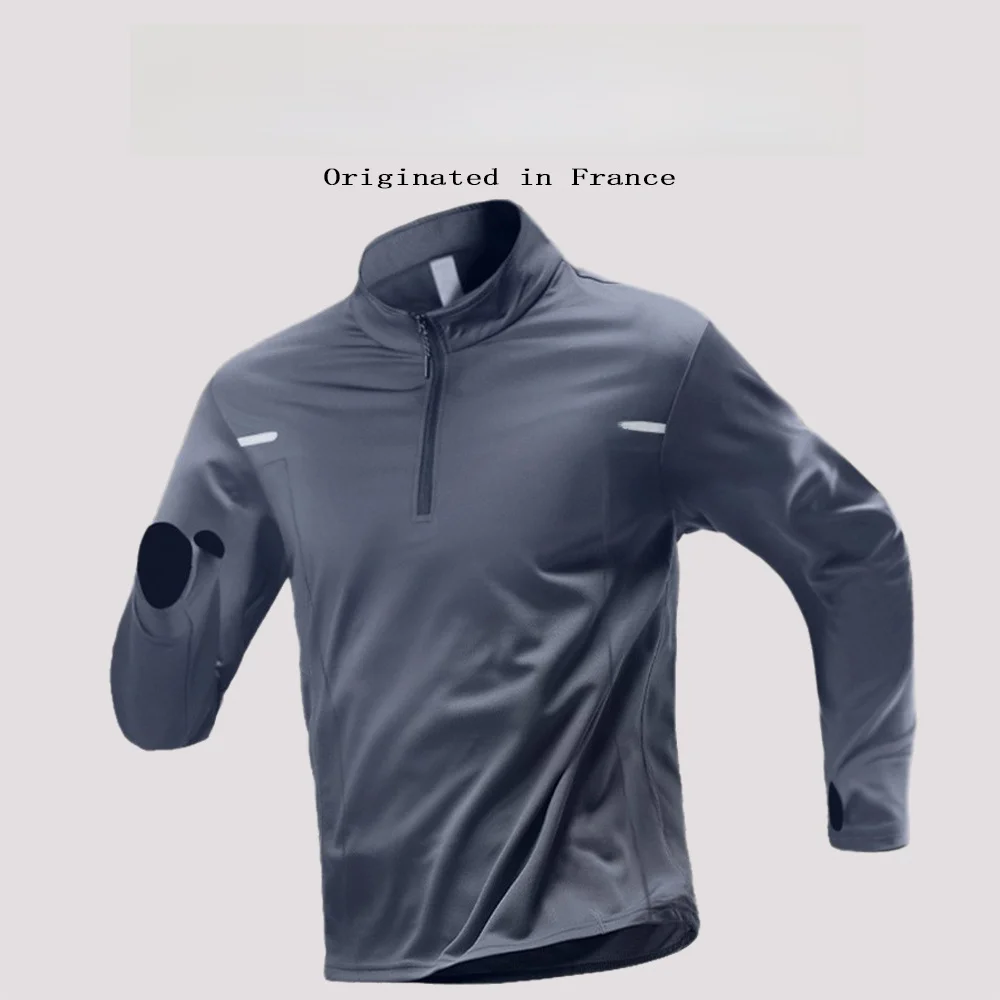 

Global Luxury f Футболка Zip Long Sve Fitn Apparel Мужская футболка Qui Dry Training Running Jaet Спортивный топ Ron Famou Бренд