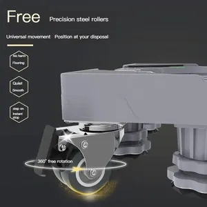 قاعدة غسالة قابلة للتعديل ، حامل عالمي ، ثلاجة ، متعددة الوظائف ، مجفف ، ثلاجة أفضل 8 دعم للغسالات للمبيعات - رقم 3