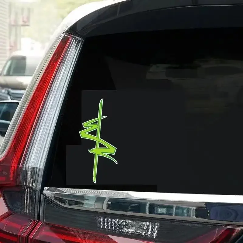 

Cyberpunk Car Sticker Anime Vinyl Decal Waterproof for Car Window Bumper Motorcycle Helmet Sticker Automotive Exterior Decor
