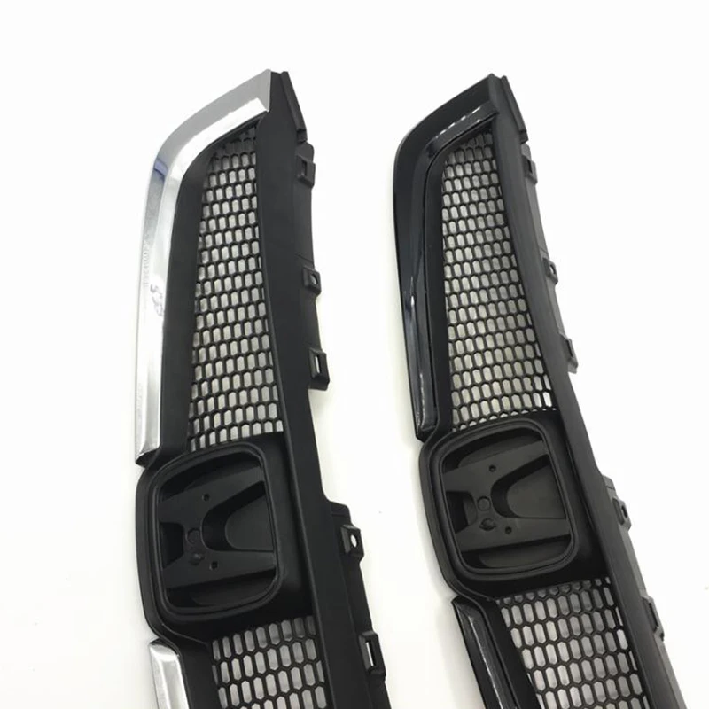 Racing Grills For Honda Accord Grille Body Modeling High Quality Black ABS Plastic Car Bumper Modificatio Accessories 2003-2007