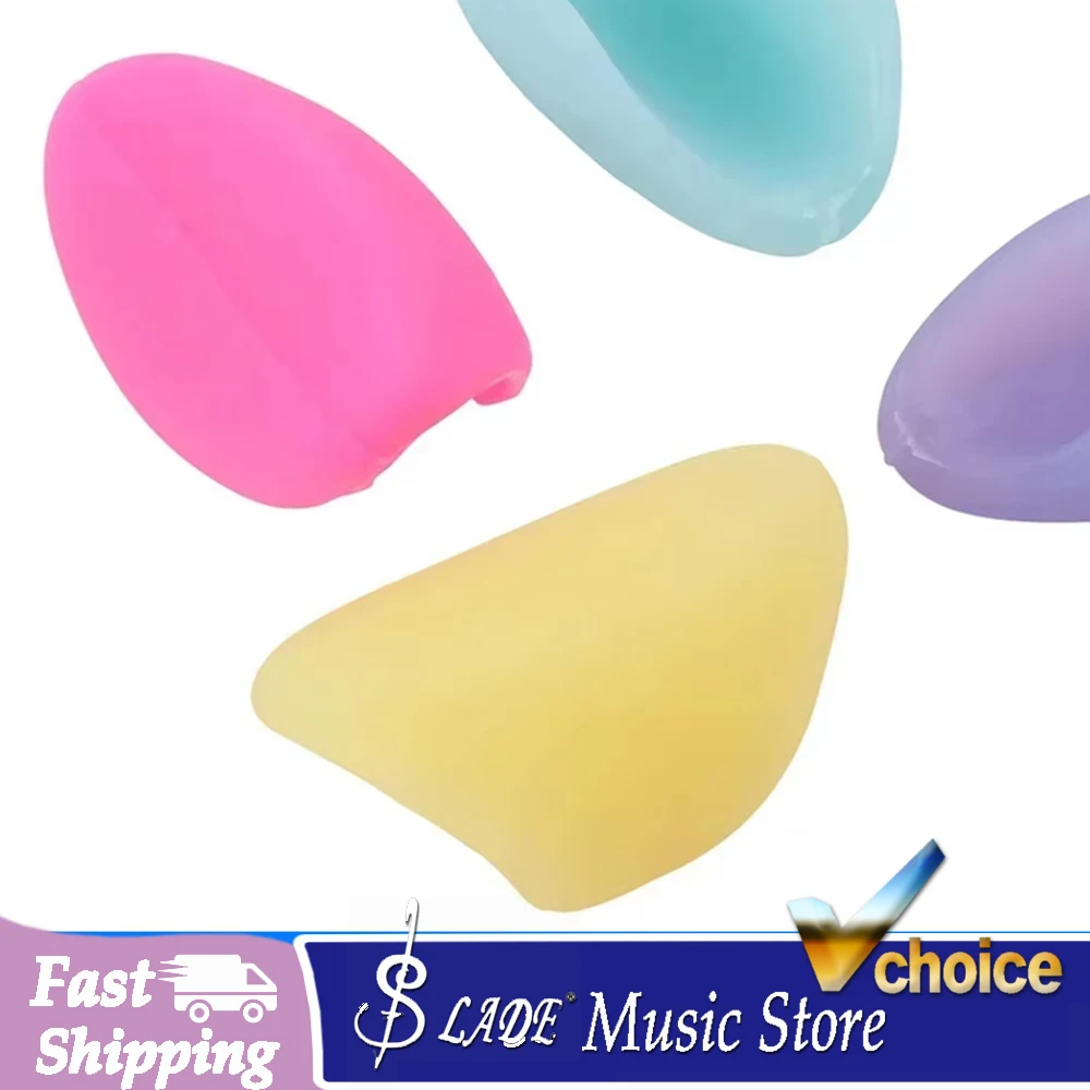 2pcs Flute Hand Rest Finger Rest Silicone Protector Positioner Flute Hand Rest Finger Rest Silicone Protective Accessories Parts