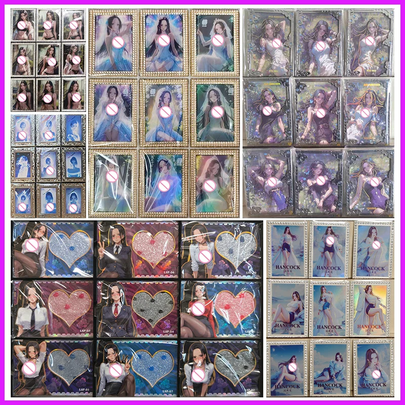 

Anime ONE PIECE Rare XIS X KSS LSP SP Game Holographic Metal Collectible Card Boa Hancock Toys for Boys Christmas Birthday Gift