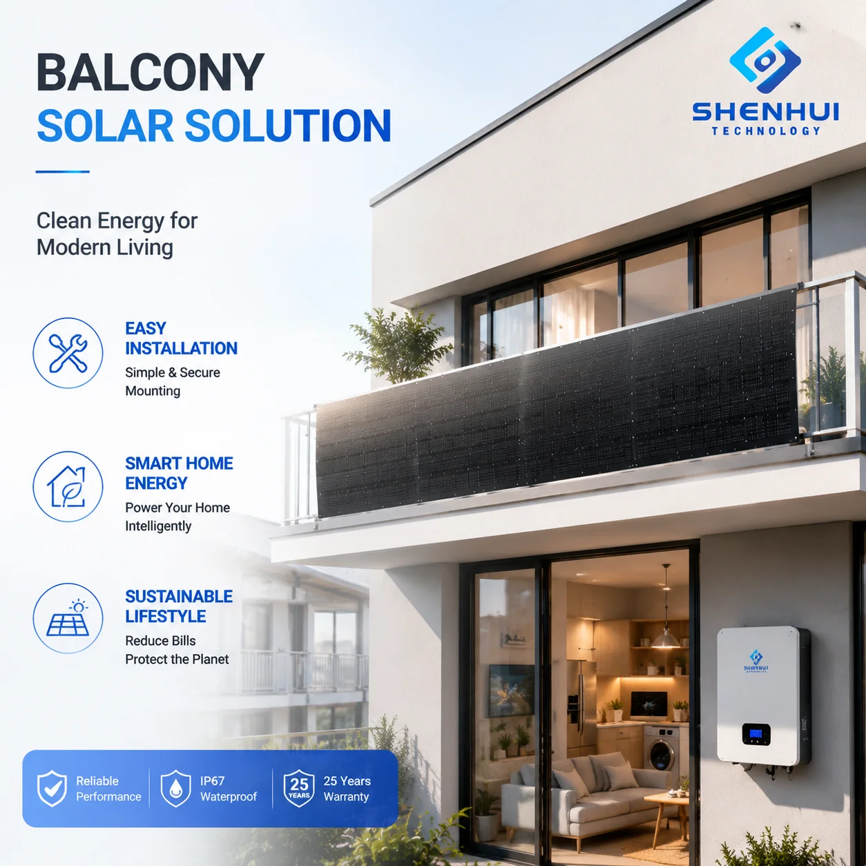 240W Flexible Solar Panel Mono Module High Efficiency Lightweight PV Solar System Solution For Home Business Applications