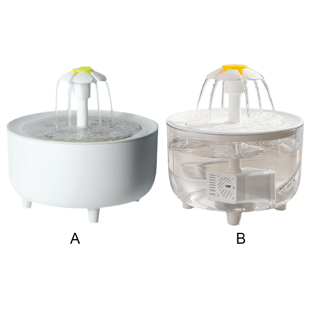 Pets Water Fountain Auto Filter USB Electric Mute Cat Drinker Bowl 1200mL Recirculate Filtring Drinker for Cats Water Dispenser