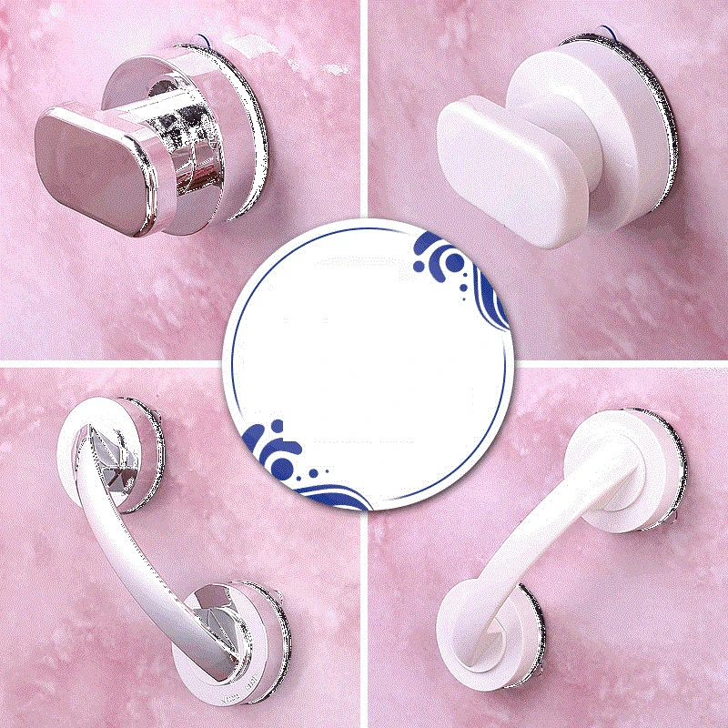 욕실 흡입 컵 스타일 난간 손잡이, 욕실 액세서리 유리 문짝 손잡이, 어린이 노인 강한 빨판 핸드 그립