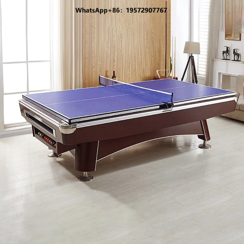 Multifunctional Small Space 2-in-1 8-foot Slate Pool Table