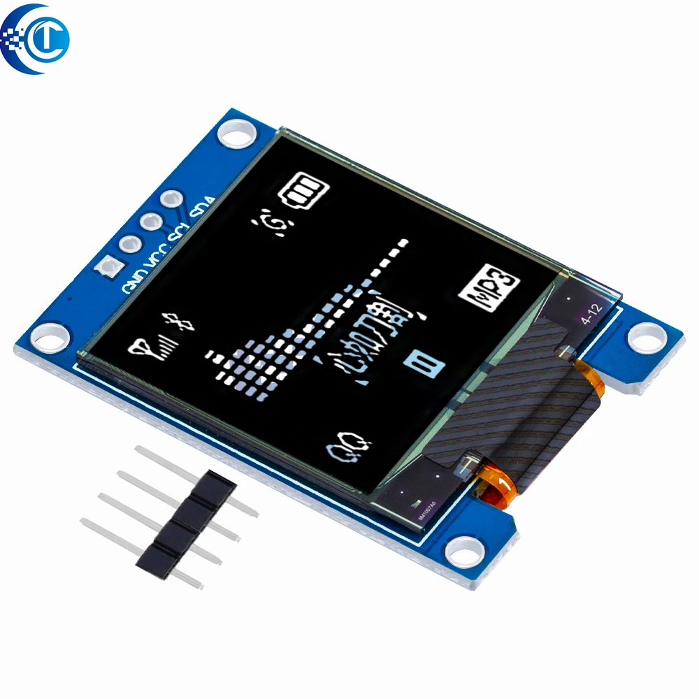 1.1 Inch OLED Display 96×96 LCD Module 4PIN Interface SPI SH1107 7PIN LCD 1.1 "OLED Vertical Screen Module White For Arduino