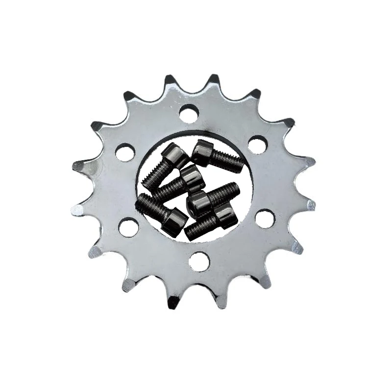 16T Fixed Gear Instead Of Disc Teeth Sprocket Bolts-fixed Single Speed Chain Wheel For Bicycle Chain Used for1/2\