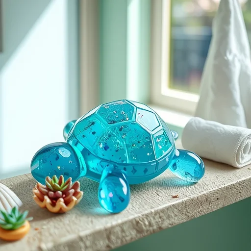 

miniso A large turtle flash small decorative blind bag with flowing sand in oil