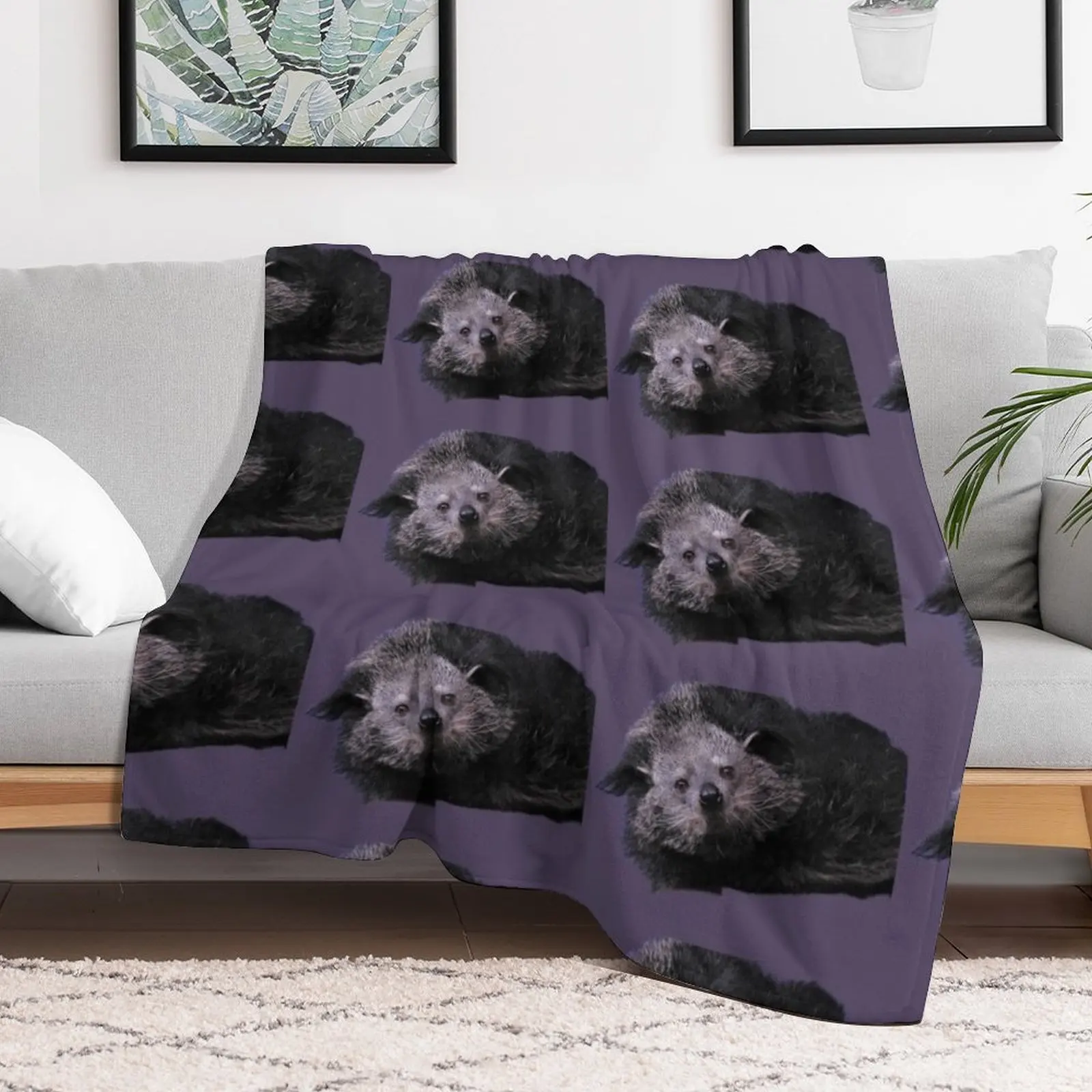 Binturong Throw Blanket bed plaid for babies Summer Blankets