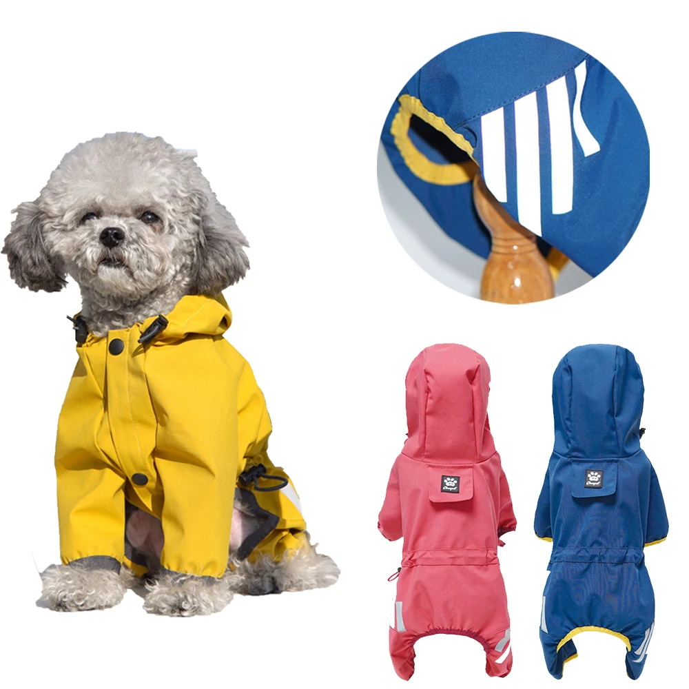 

Reflective Raincoat for Dog, Waterproof Raincoat, Slicker Poncho, Puppy, Golden Retriever, French Bulldog, Pug