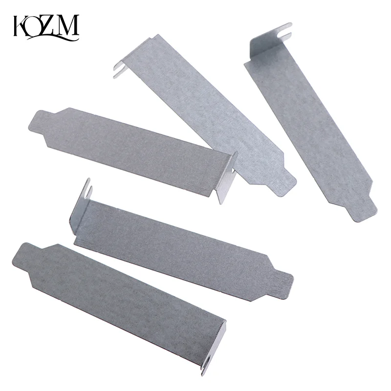 5pcs/lot 8cm Silver PCI Slot Cover PC Computer Case Dust Filter Blanking Board