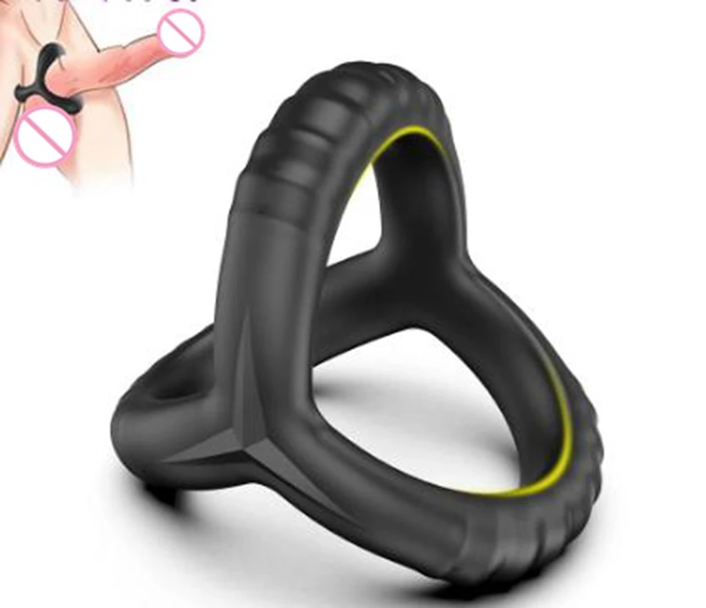 Newest Penis Ring Reusable Silicone Semen Cock Ring Penis Enlargement Delayed Ejaculation Sex Toys for Men Dick Enlarger Rings