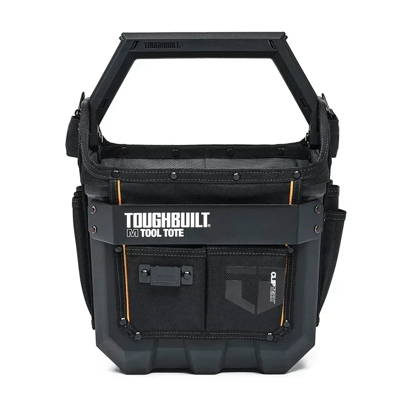 TOUGHBUILT TB-CT-82-12 12-Zoll-Werkzeugtasche mit festem Boden ist robust, einfach zu bedienen, tragbar und mit mehreren Speichern für Experten