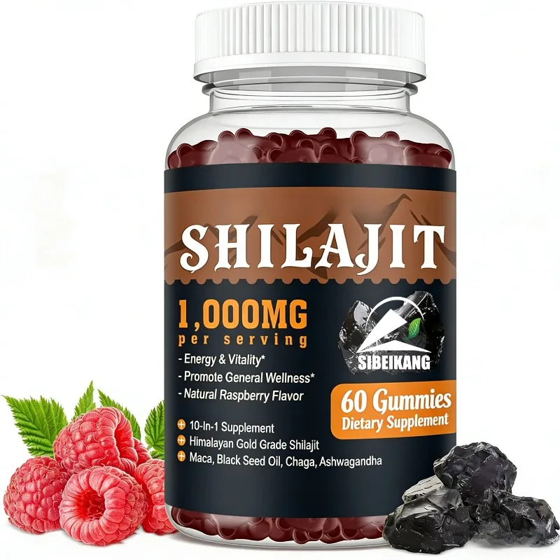 Shilajit - Pure Himalayan Soft Candy with 85+Trace Mineral Black Seed Oil - Energy, Immune Health Support