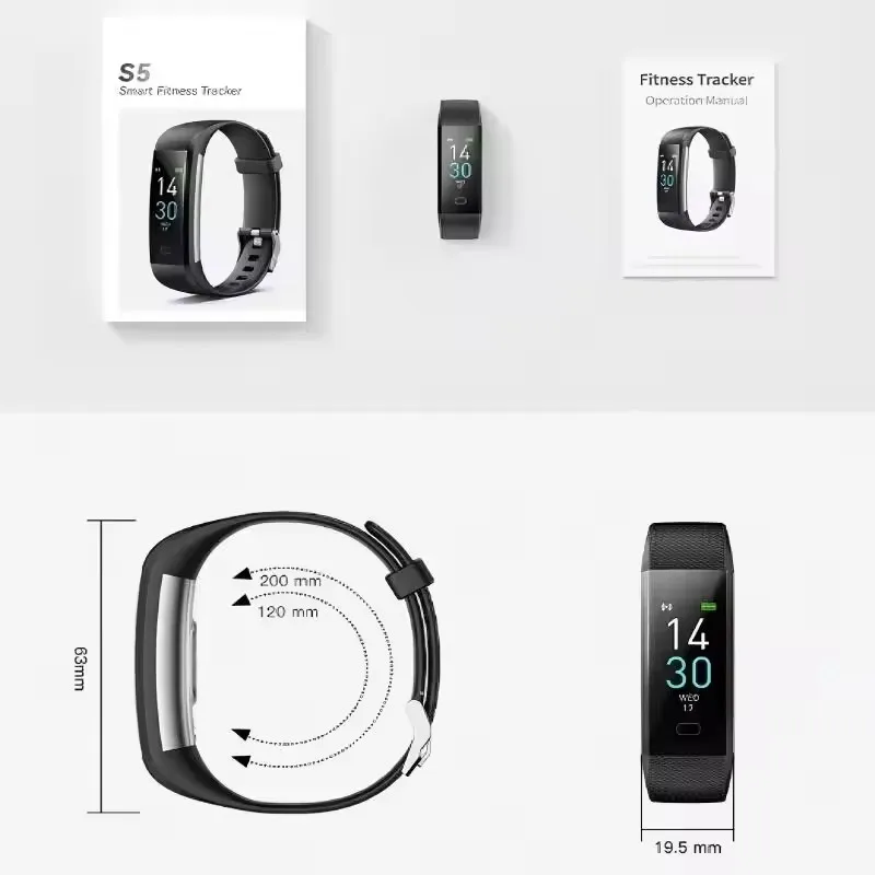 

For Xiaomi Mi 11 Redmi Note 9 Pro Note 7 Note 8 Poco Poco X6 Pro Smart Watch Bracelet Heart Rate Monitor Fitness Rate Wristband