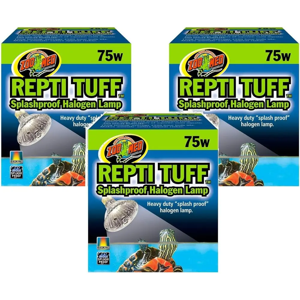 

Repti Tu Splashproo Hgen Lamps 75 Watts (3 Pack)