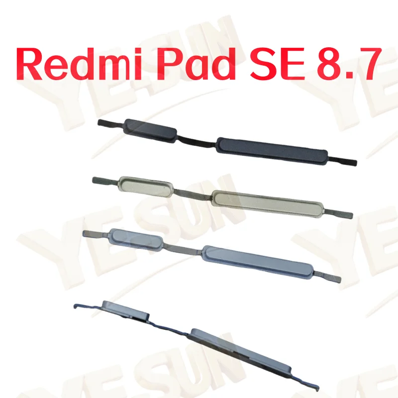 

Для Xiaomi Redmi Pad SE 8,7 боковые кнопки громкости, кнопки громкости вверх и вниз, кнопки включения и выключения