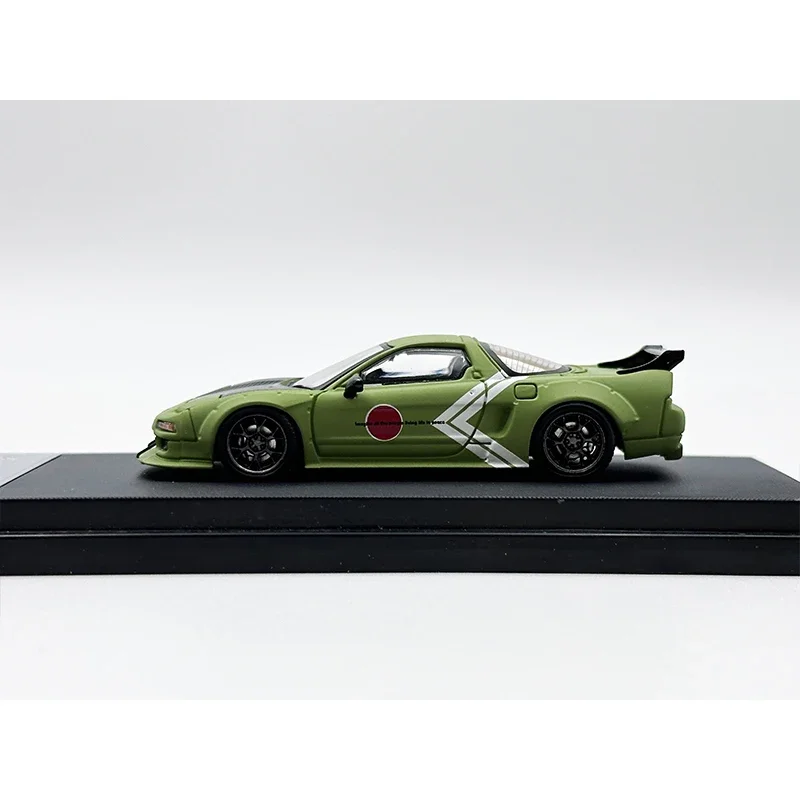 In Voorraad Ster 1:64 LBWK NSX NA1 Carbon Kap Transparant Groen Nul Diecast Diorama Auto Model Speelgoed