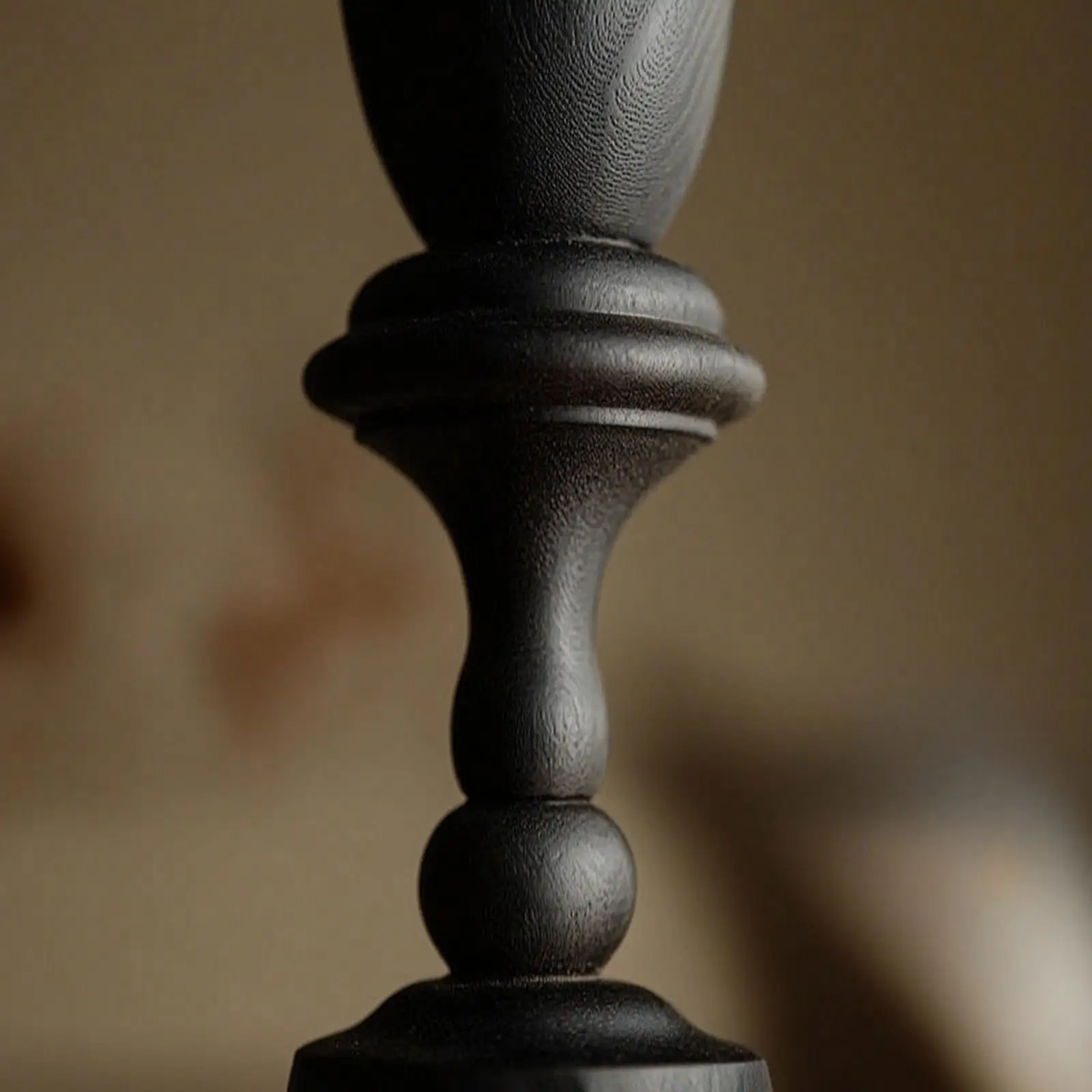 Gallery Style Abstract Wood Sculpture Tall Desk Statue Modern Decoration for Living Room and Entry
