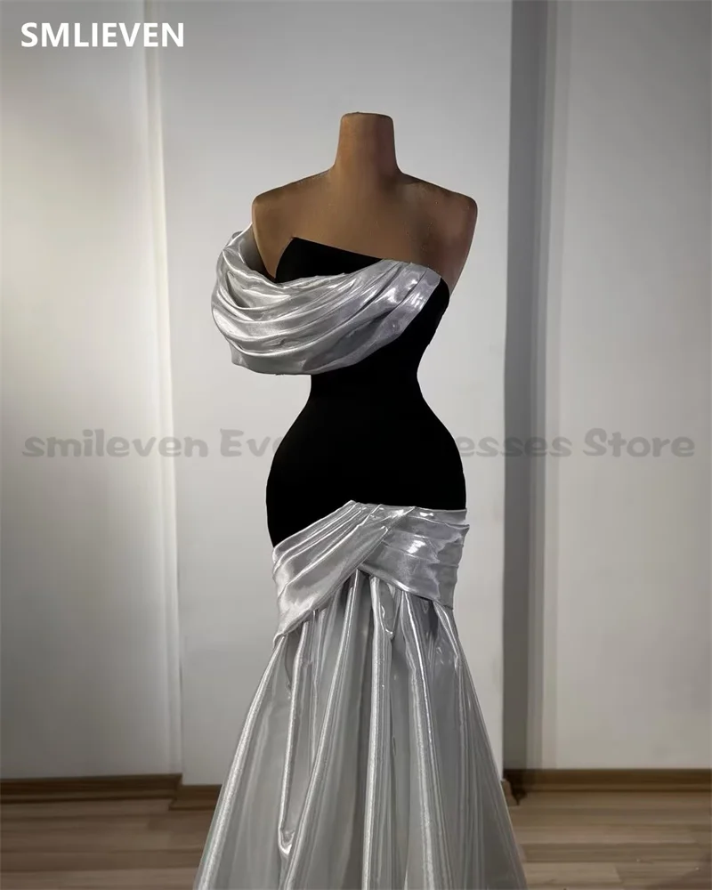 Smileven Glitter Shiny Mermaid Prom Dress Sexy Sprapless Sleeveless Evening Gowns Backless Cocktail Dresses Customized 2024