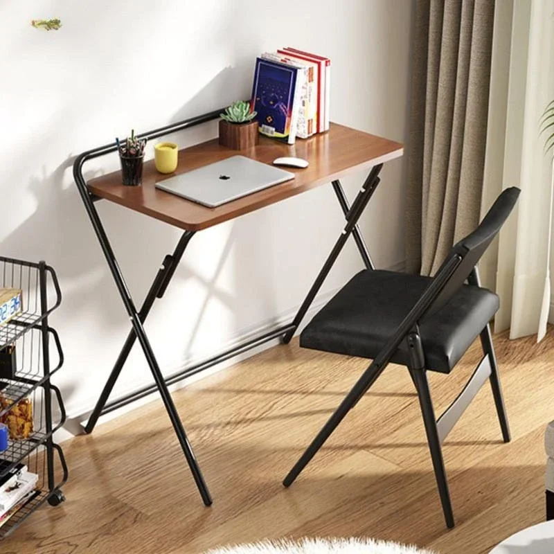 Folding Desk Study Bedside Table Bedroom Computer Desk Simple Stude Installation Writing Furniture Entrance Escritorio