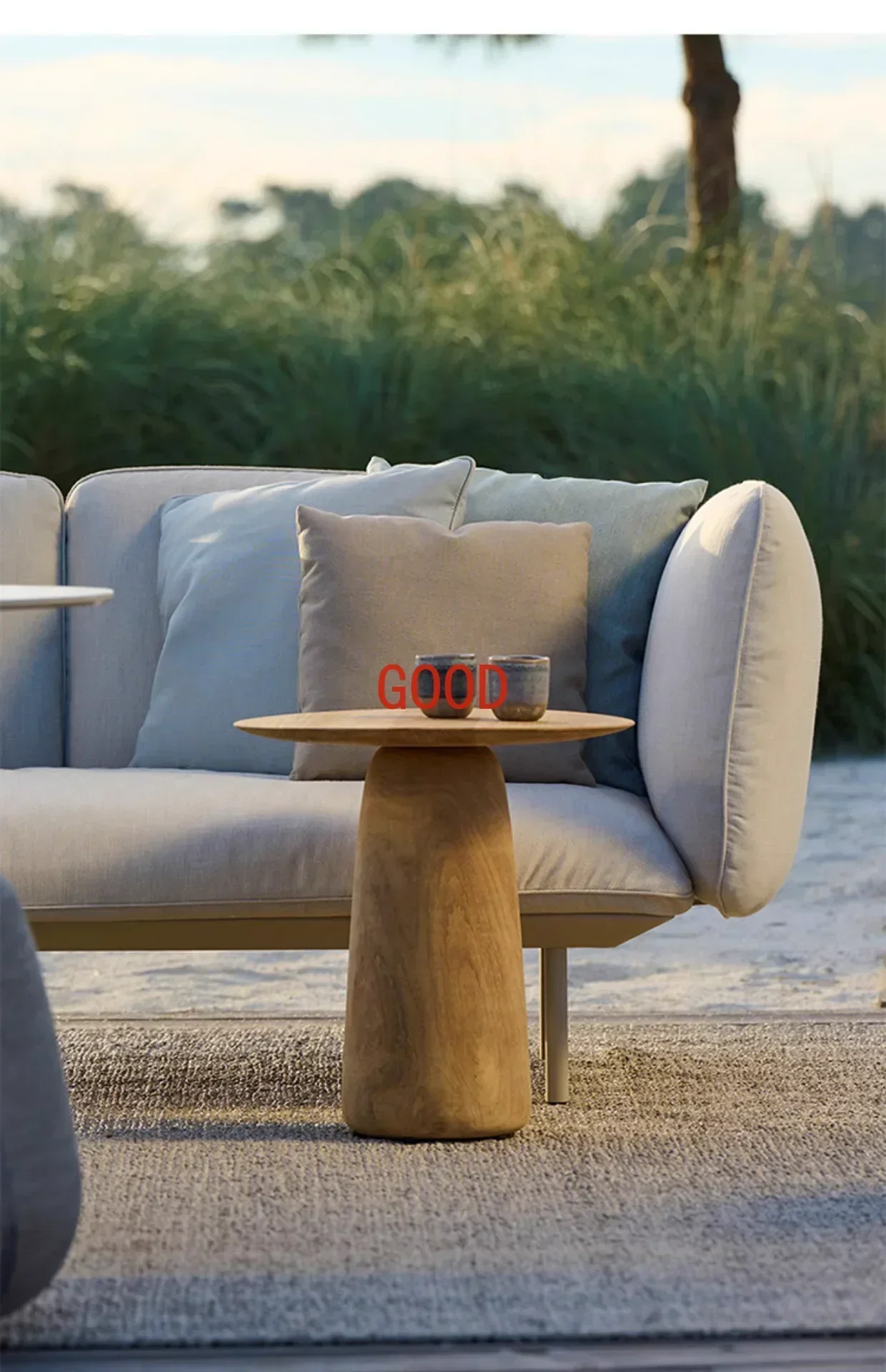 الشمال في الهواء الطلق خشب الساج طاولة القهوة فيلا فناء حديقة خشب متين طاولة جانبية مصمم عينة غرفة في الهواء الطلق شرفة طاولة زاوية