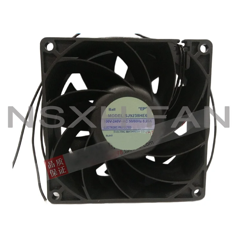 NEW SJ9238HE6 9238 AC110-220V EC Ball Bearing High Air Volume Cooling Fan