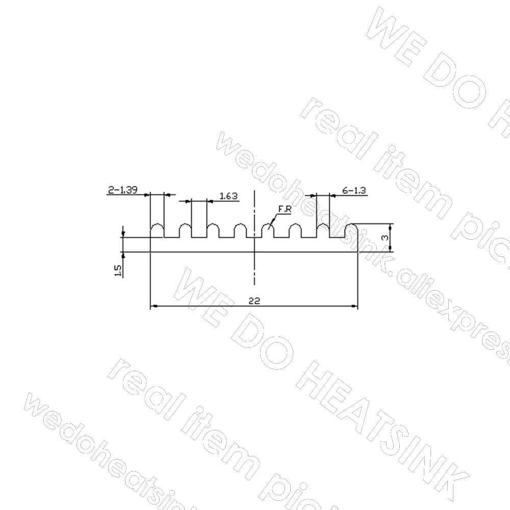 Dissipateur thermique en aluminium noir 14.5x14.5x4mm, ailette fendue pour le refroidissement des régulateurs de MOSFET VRM Stepper Driver avec bandes thermiques