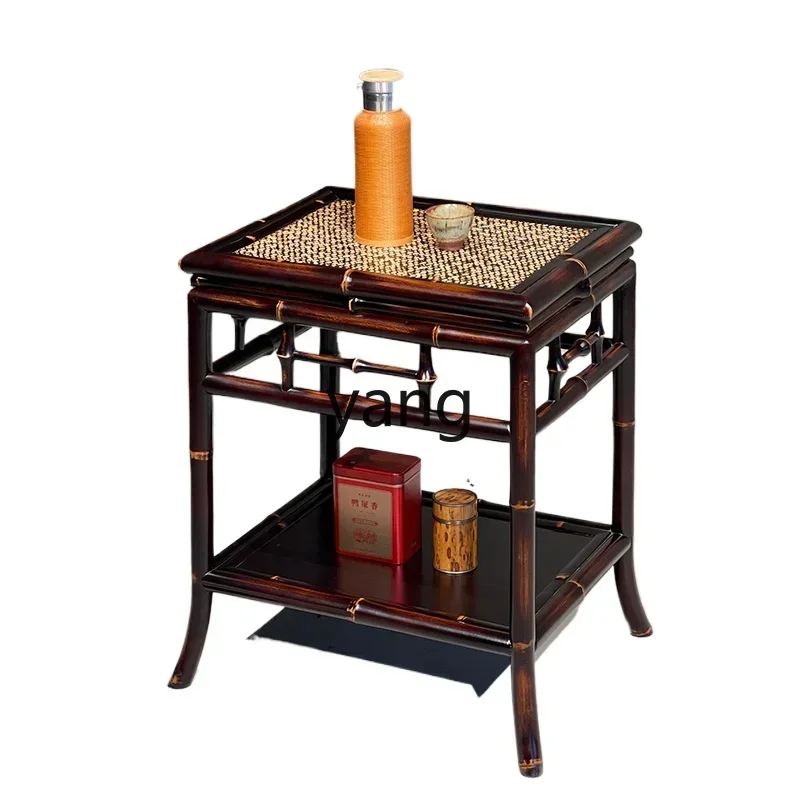 LTT Ming style edge few handmade round bamboo antique corner few Chinese style tea main bubble few flower pot rack