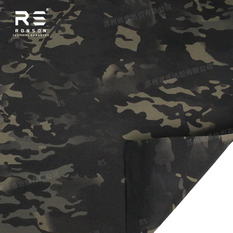 MCBK Multi Black Camouflage 500D Both Sides Laminated Nylon Cordura Squadron Fabric Tactical Vest Laser Cut Molle System - view 3
