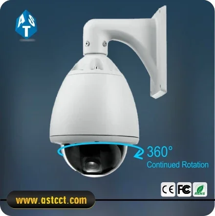 30X Optical Zoom High Speed Dome Camera DC12V/AC24V Outdoor 1000TVL PTZ Analog Dual Output Camera Metal Housing IP66