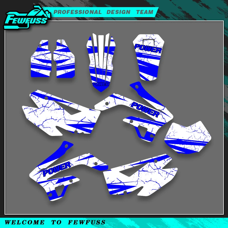 

Fewfuss для TM RACING 2008 2009 2010 2011-2014 графические наклейки наклейки мотоцикл фон индивидуальный номер