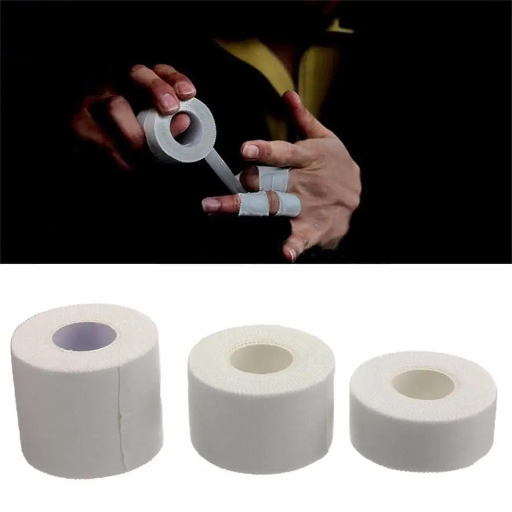 1 pz cotone impermeabile bianco Premium nastro adesivo Sport Binding Physio Muscle bendaggio elastico Strain injection Care Support Tape