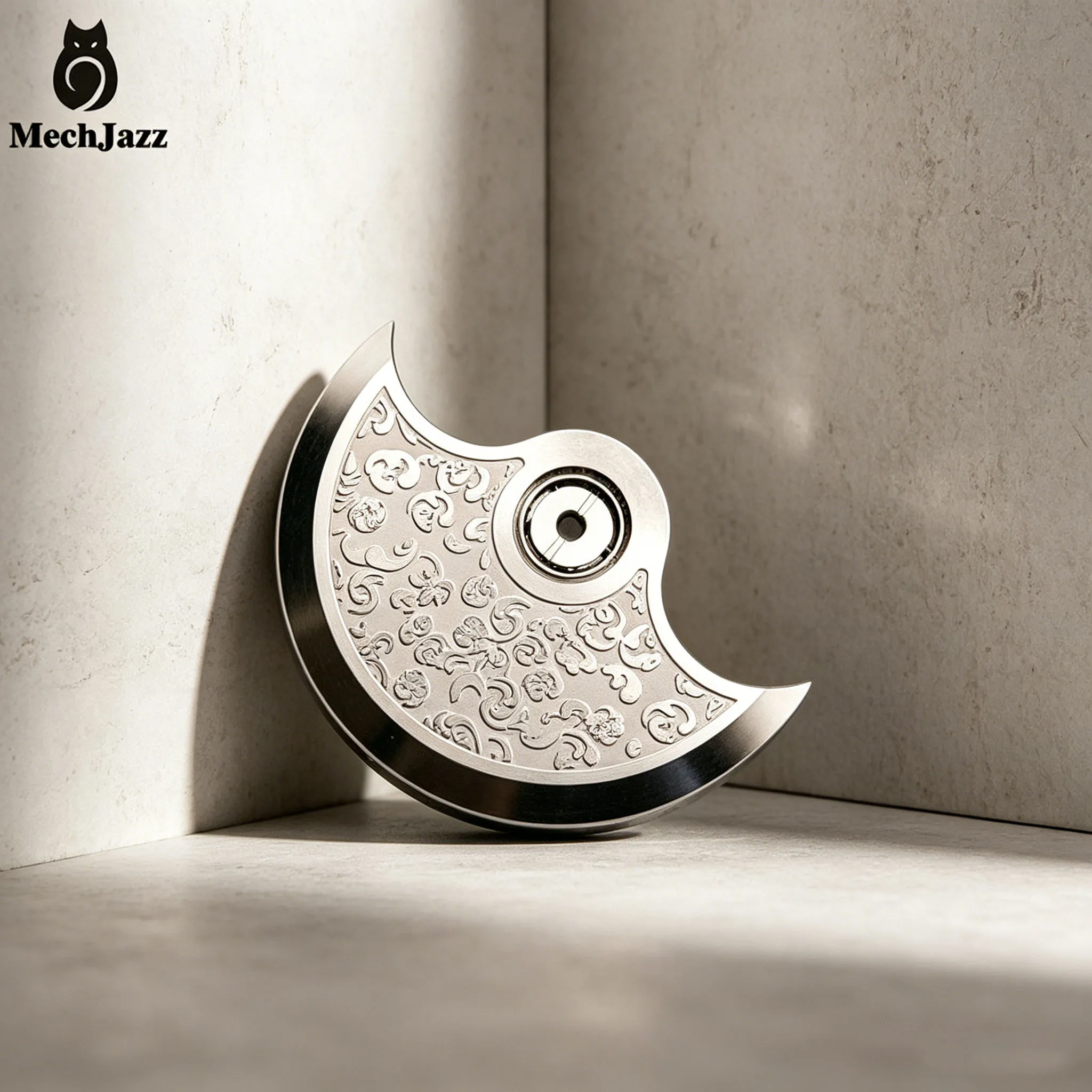 Cloud Pattern Engraved Watch Movement Rotor, NH Series Mod Part, Automatic Oscillating Weight Hammer for NH34 NH35 NH36 NH38