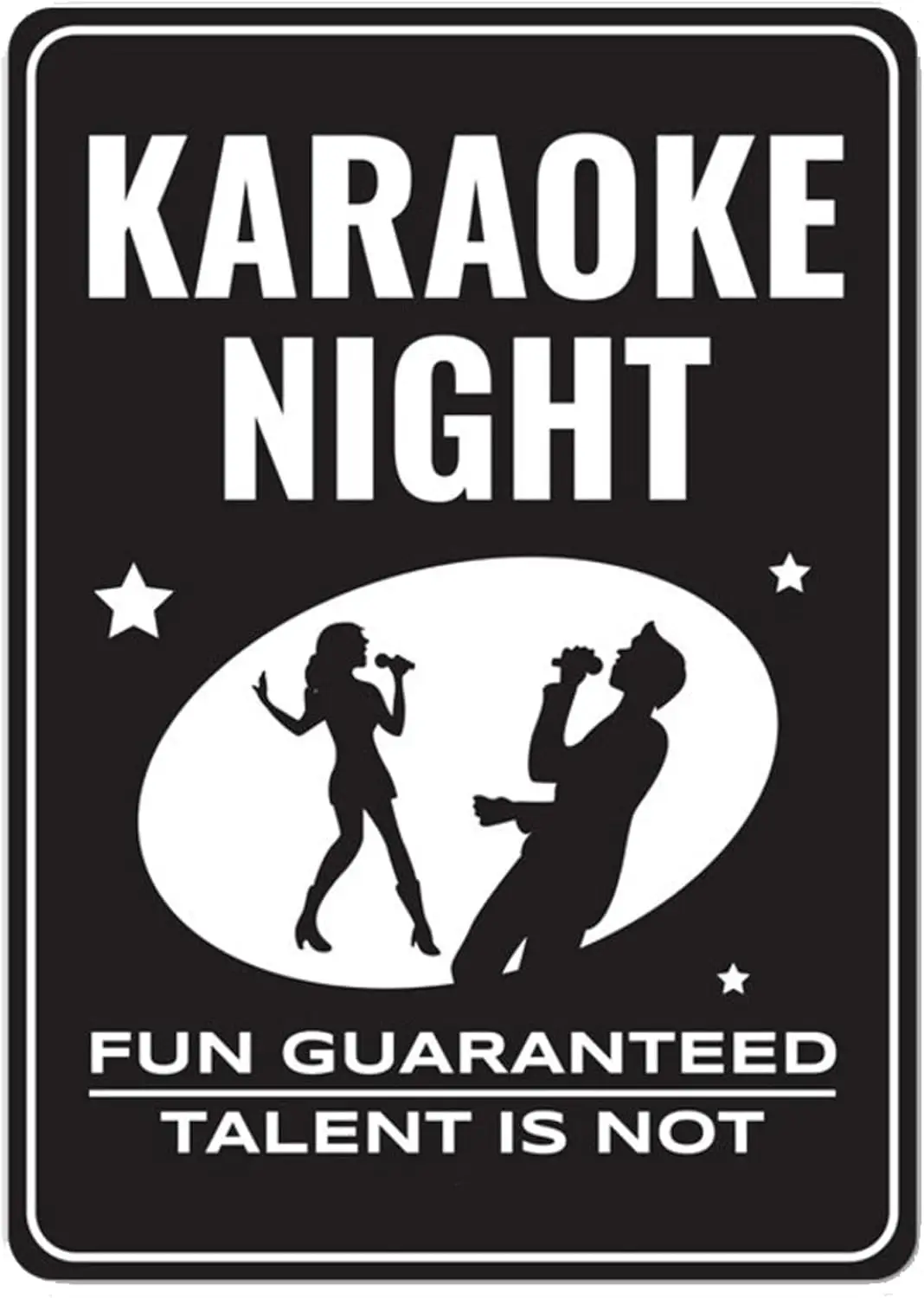 1p,Karaoke Night Sign, Karaoke Decor, Funny Karaoke Sign, Karaoke Party Decor, Singing Room Decor, Music Lover Gift, Home Bar Si