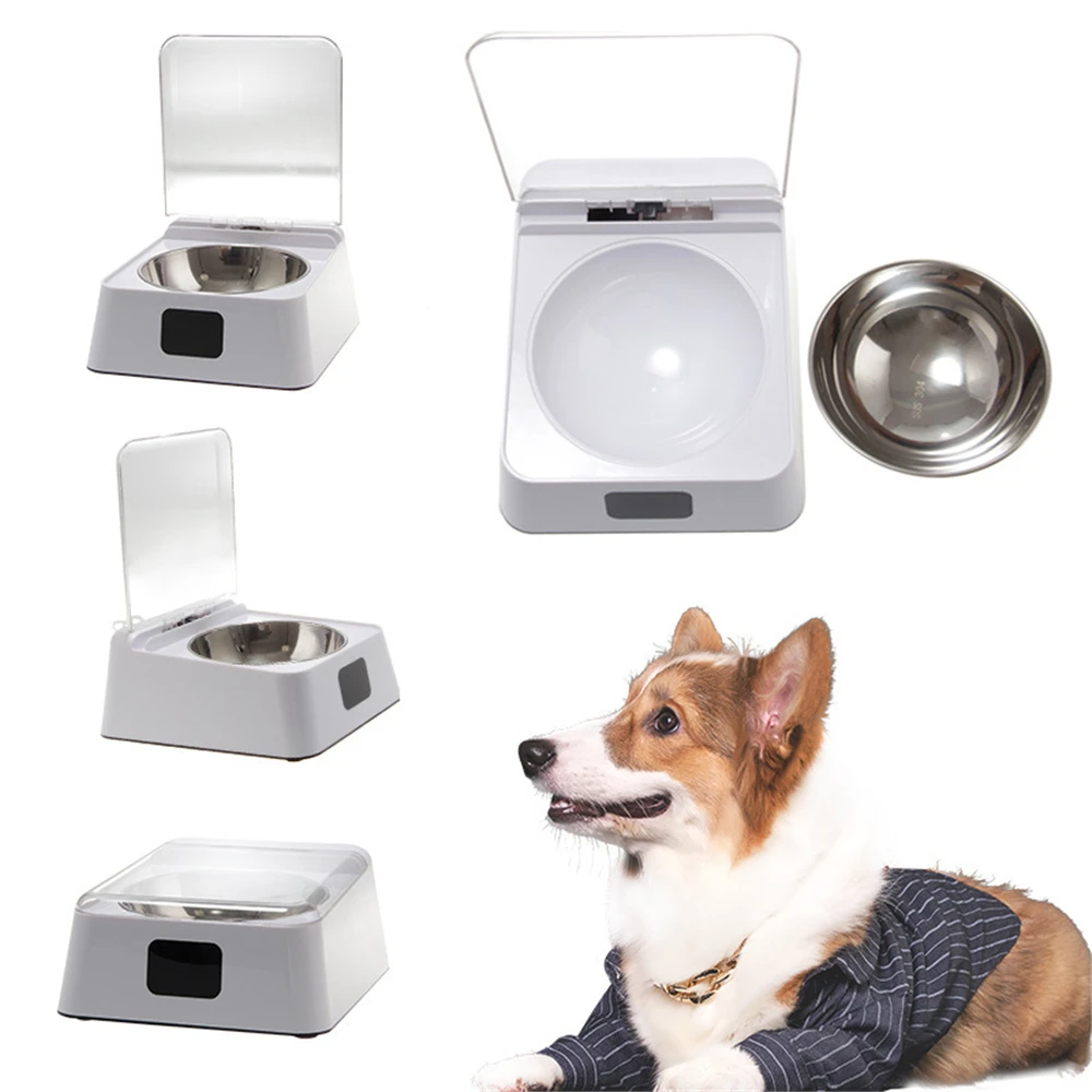 Imagem -03 - Alimentador Pet Automático com Sensor Infravermelho para Cão e Gato Smart Food Kibble Dispenser Intelligent Auto Bowl Acessórios Pet