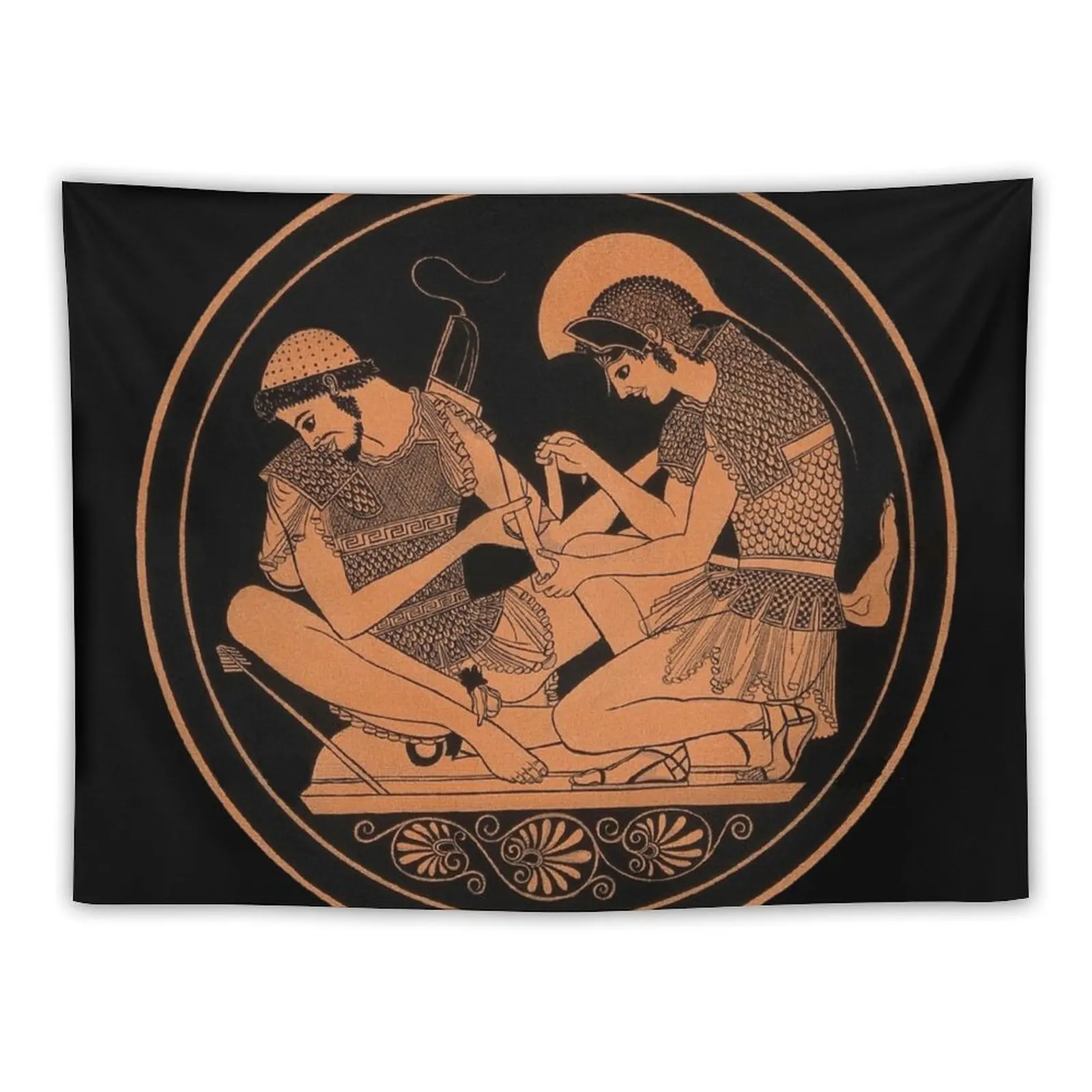 Patroclus and Achilles Tapestry Wall Hanging Wall Bedrooms Decor Decor For Bedroom Tapestry