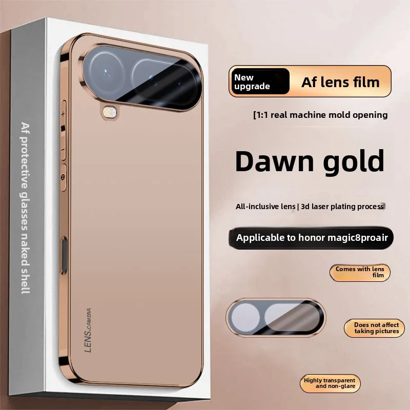 

For Huawei Honor Magic 8 Pro AIR Case Hard AG Matte Plating Lens Protective Back Cover Cases For Magic 8 8Pro Air Phone Shell