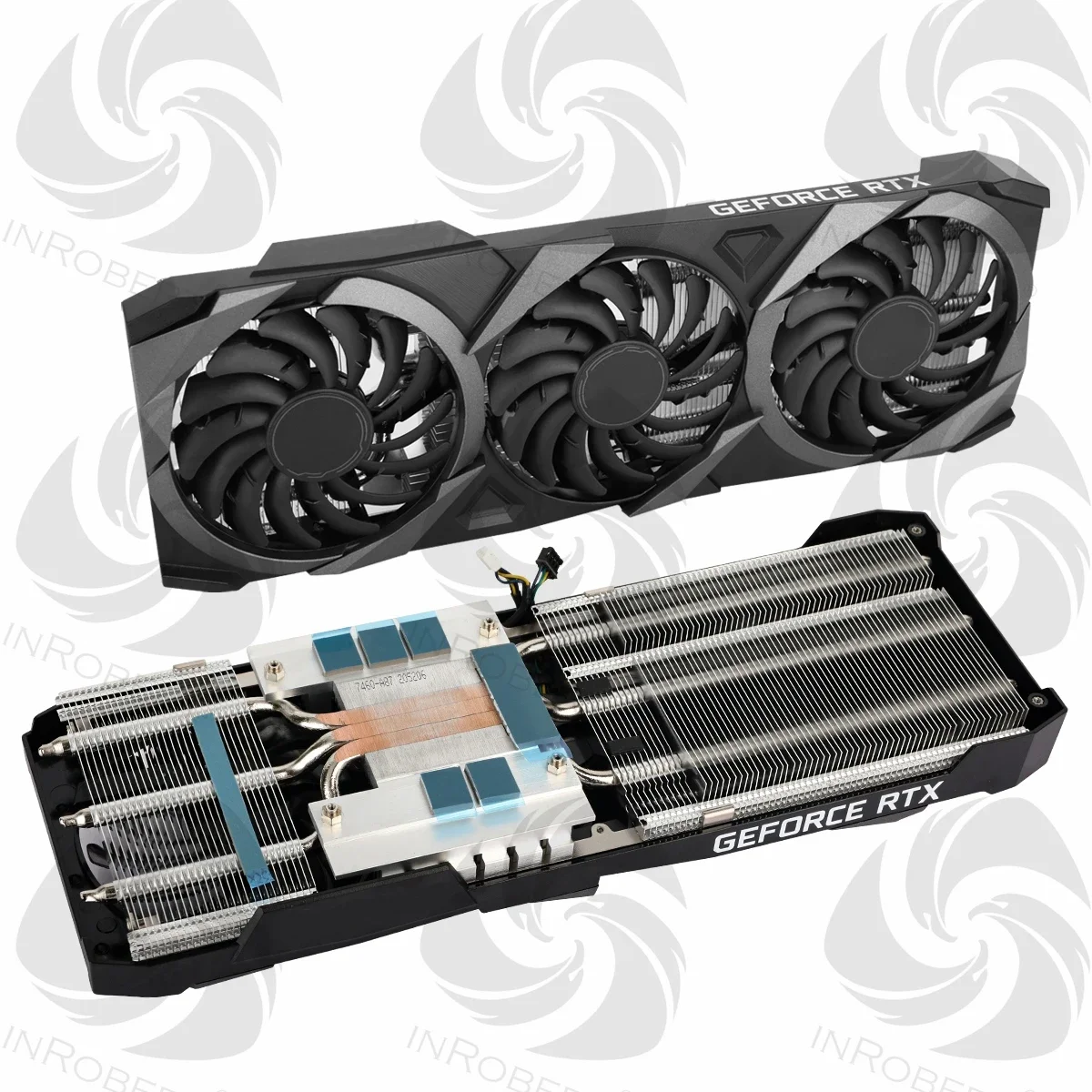 

Новый оригинальный радиатор для видеокарты MSI RTX 3060 3060 Ti Ventus 3X RTX3060 RTX3060Ti, Охлаждающий радиатор для видеокарты