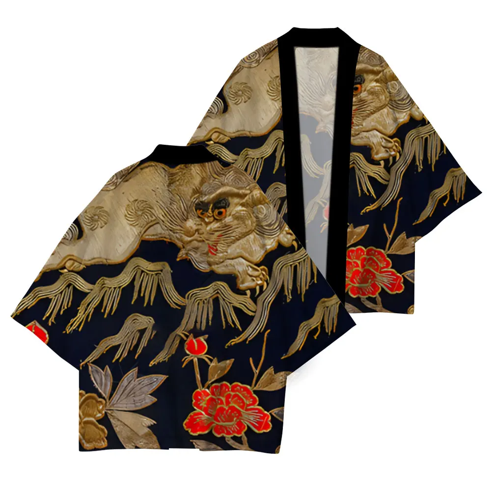 Japanese Traditional Clothing Japanese Kimono Women\'s Print Daily Comfort Summer High Quality Cardigan Half Sleeve Loose Comfort