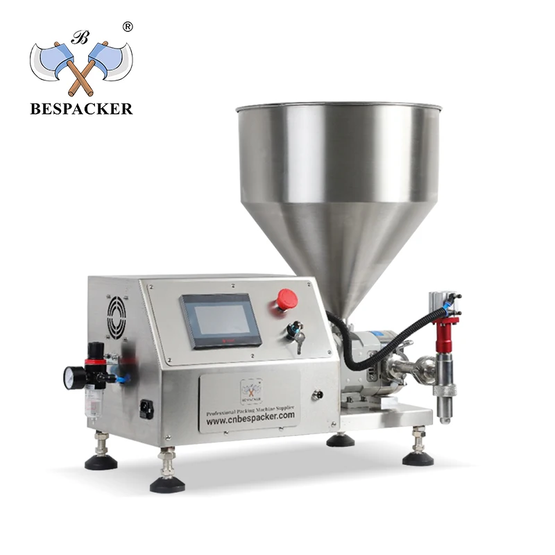 Bomba de lóbulo de Rotor semiautomática de GZB-T1000, llenadora dura de mantequilla de maní, tapa, bálsamo, loción, crema, mermelada, pasta, máquina de llenado de Gel