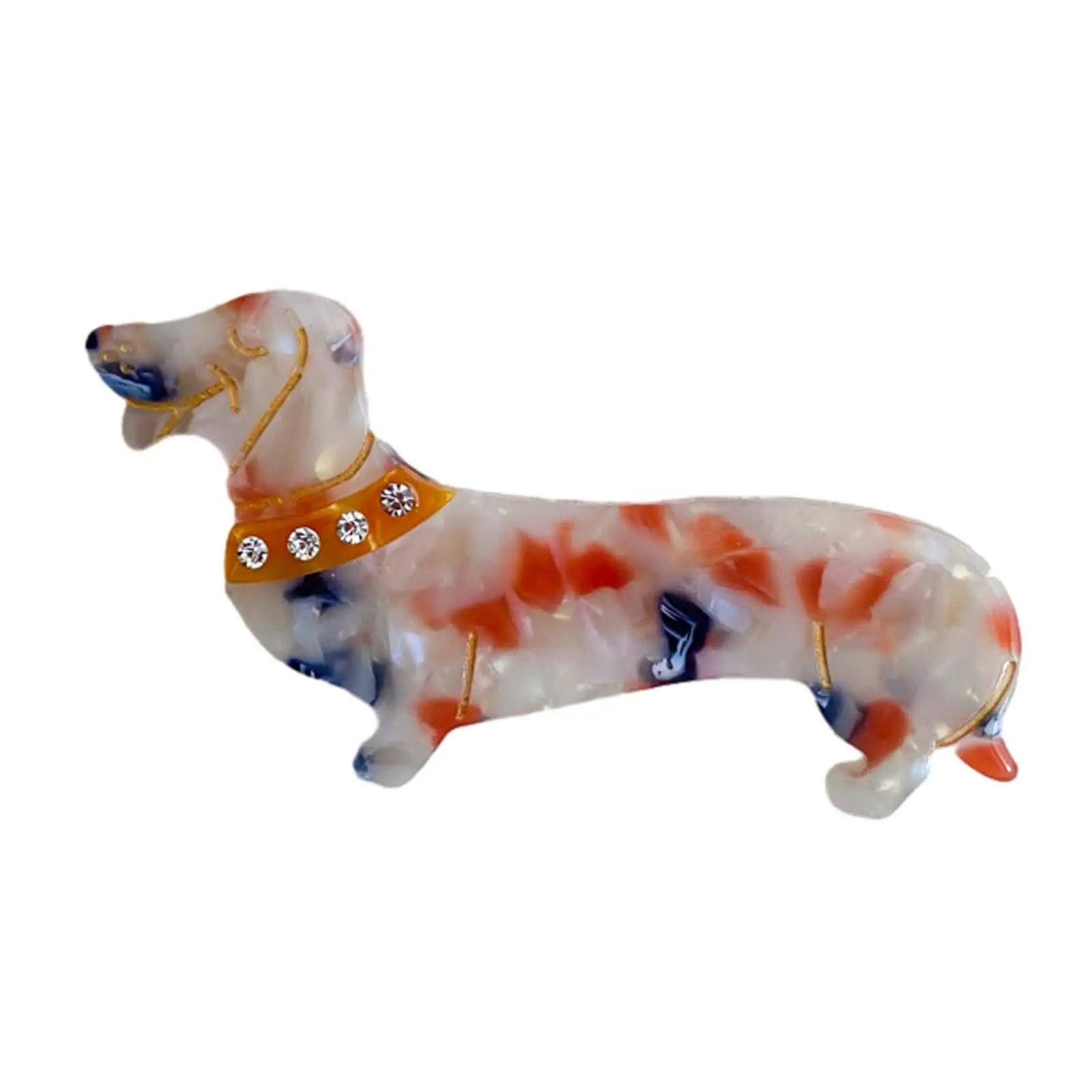 Animal Cão Grampos de Cabelo para Mulheres e Meninas, Headpiece, Hairclip, presilhas para Cabelo Encaracolado, Cabelo Liso, Cabelo Fino, Todos os Tipos, Escritório