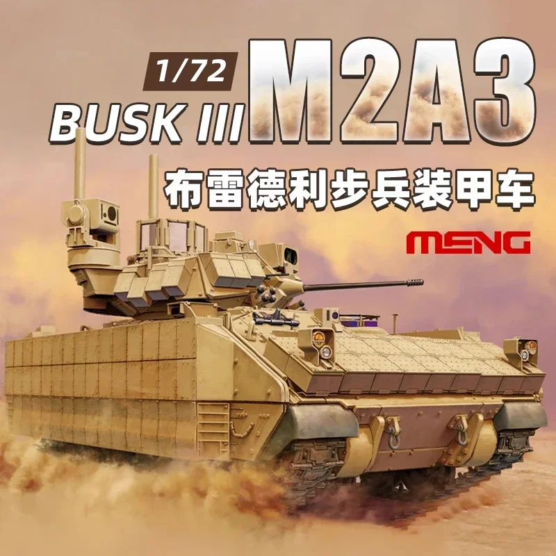 MENG Assembled Model Kit 72005 American M2A3 Bradley BUSK III Infantry Fighting Vehicle 1/72