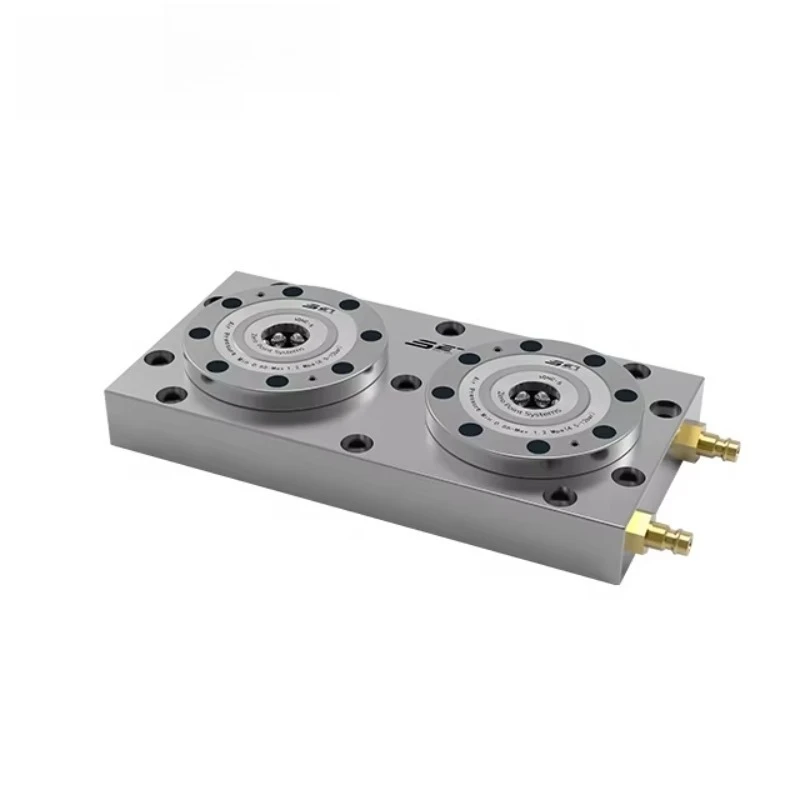 Q2GWB-10 Two-Unit Zero Point Locator Base Board for CNC Machine Tools Automated Primarily Machining Rapid Clamping Systems Used