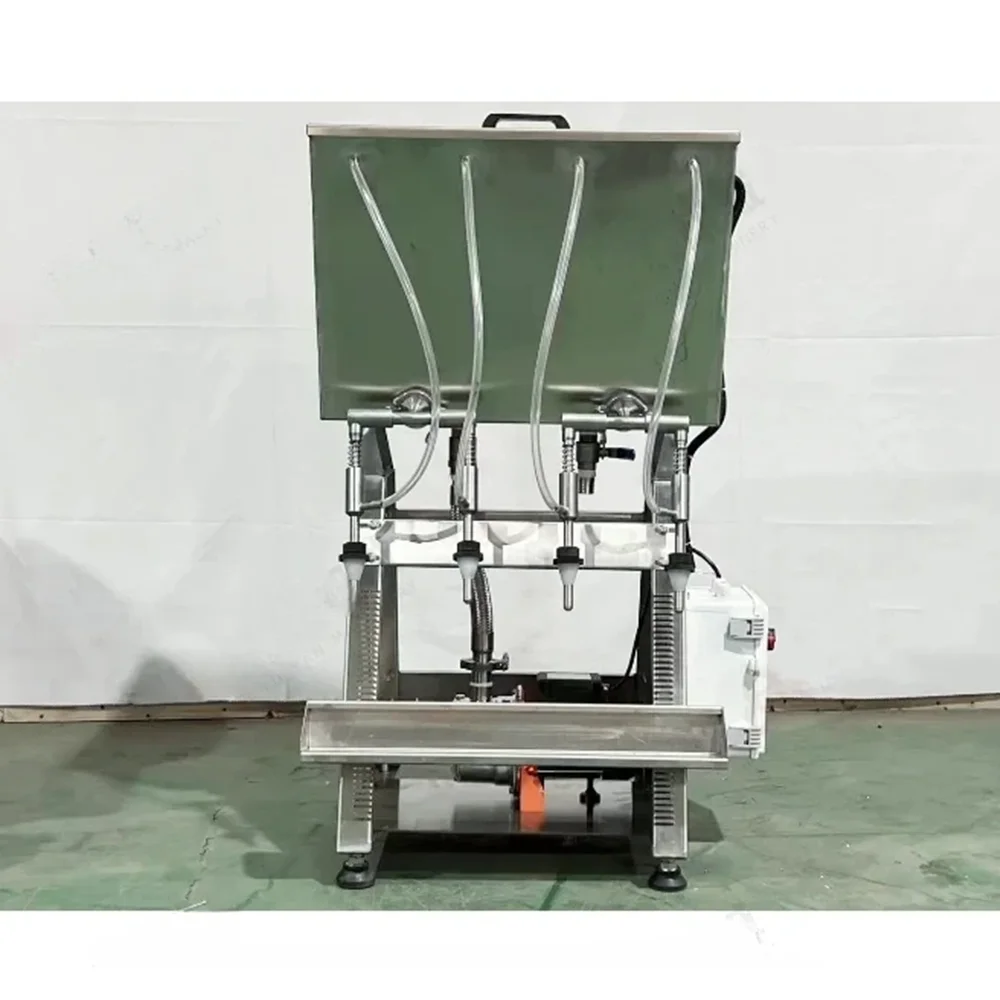 -oo Semi Automatic 4 6 Head  Gravity Filling Machine for Wines Spirits  Fruit Juices Glass Plastic Bottles Siphon Equipment
