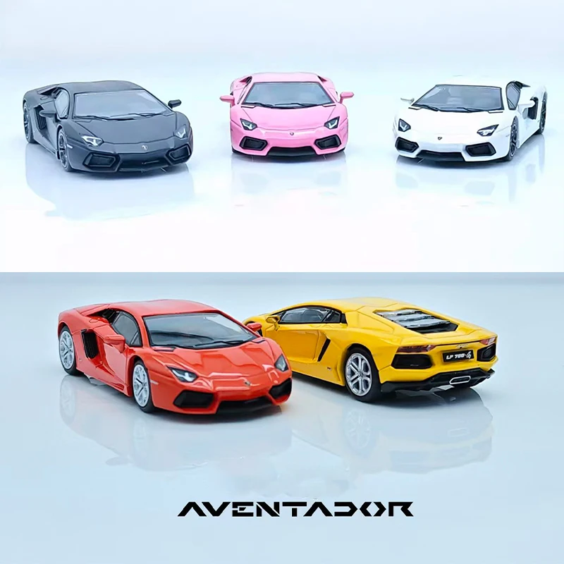 

Масштабная модель автомобиля Aventador LP700 1:64, имитация из сплава, статическая коллекционная игрушка, подарок, сувенир, украшение