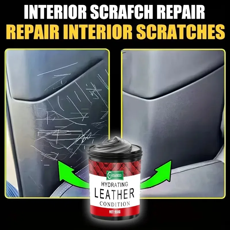 Fasilawei Car Plastic Scratch Repair Agent: Instrument Paste, Tire Wax, Anti-Aging Long-Lasting Care Oil